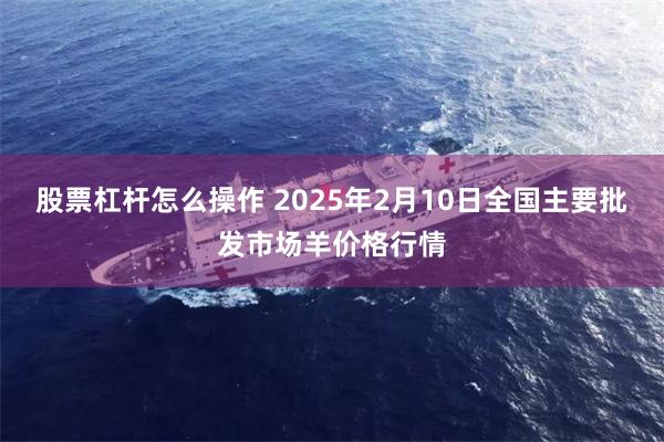 股票杠杆怎么操作 2025年2月10日全国主要批发市场羊价格行情